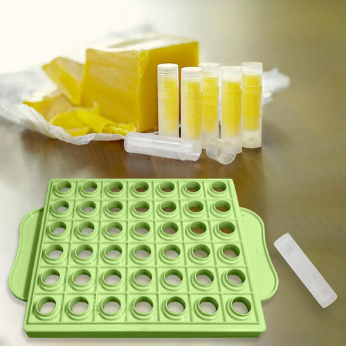 Imagen 4 de 10 de Bandeja De Relleno De Bálsamo De Labios Diy Molde De 5g