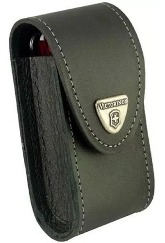 Funda Estuche De Cuero Victorinox Para Cortaplumas Medianas