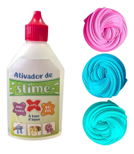 Ativador De Cola Slime Make+ Á Base De Água 90ml