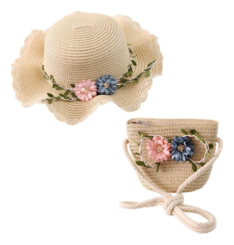 Sombrero For El Sol For Niños, Gorra De Playa, Bolso