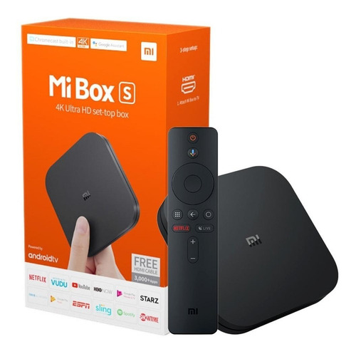 Xiaomi Mi Box S 4k 2019 Android 8.1 Tv - Version Global