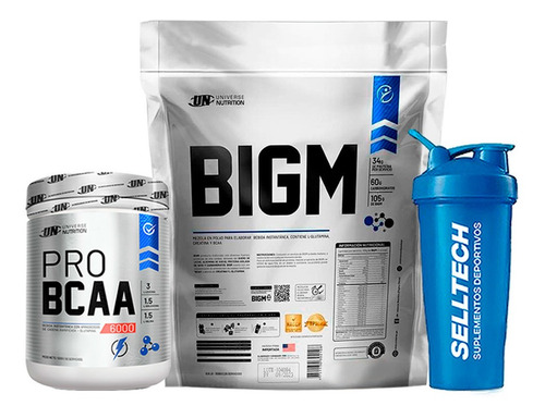 Un Bigm 5kg Vainilla+bcaa 6000 500gr Fruit Punch