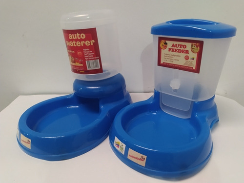 Dispensador De Agua Y Comida Individuales Para Mascota