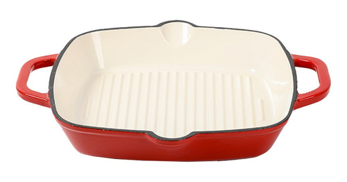 Fuente De Hierro Fundido Volf 25 X 25 Cm- Rojo- Prestigio