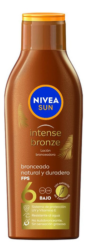 Nivea Sun Locion Bronceador Factor 6 200ml Magistral Lacroze