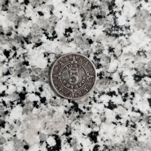 Moneda Mexico 1937 5 Centavos