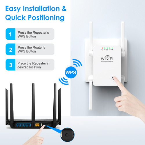 P Amplificador De Señal Wifi De 300 Mbps Internet Inalámbric