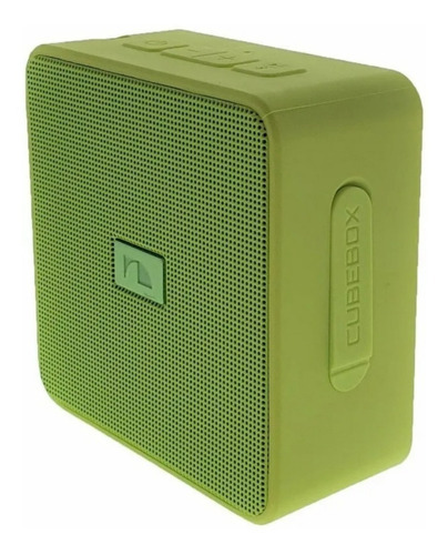 Nakamichi Parlante Portatil Bluetooth Cubebox Green 5w Ipx7