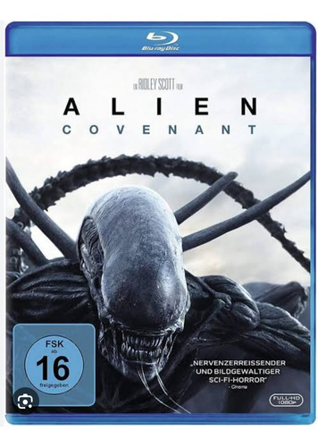 Alien Covenant En Disco Bluray Alta Definición Full H D 