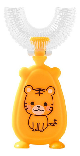 N Manual Para Niños, Con Forma De U, Cerdas Suaves, Transpar