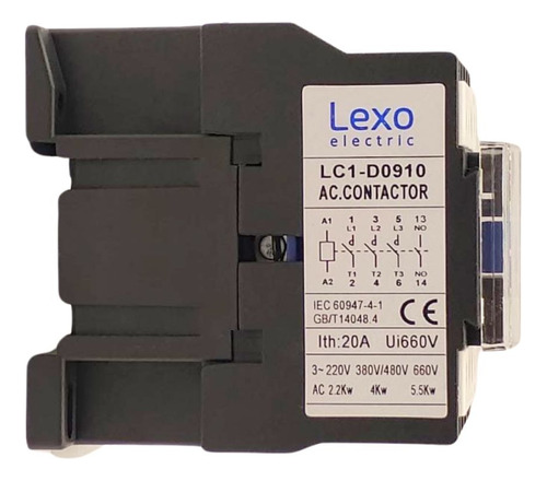 Contactor 9a, 1no, Ip20 Lexo - 5343009