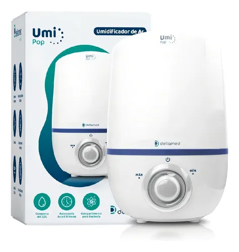 Umidificador De Ar Ultrassônico Umi Pop Health 2,3l Dellamed Cor ...
