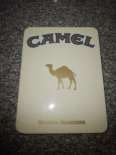 Lata Antigua De Cigarrillos Camel Guarda Objetos Colección 