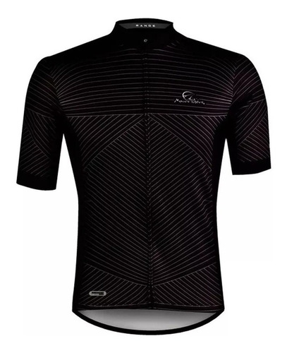 Imagem 1 de 5 de Camisa Ciclismo Mauro Ribeiro Range Preto Cinza Mtb