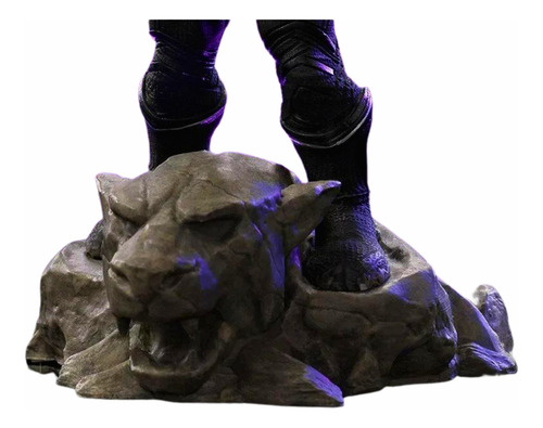 Boneco Action Figure Estatua Pantera Negra Marvel Minico