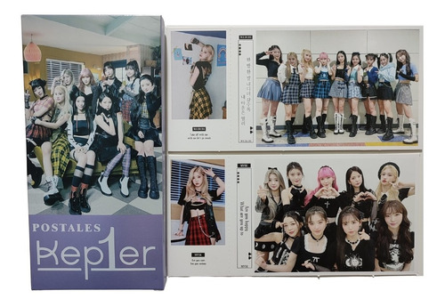 Set Caja De 30 Postales / Fotos Kep1er Kpop Girlgroup