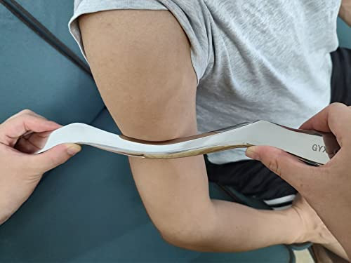 Herramienta De Masaje De Raspado Gua Sha De Acero Inoxidable
