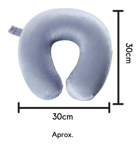 Imagen 2 de 9 de Almohada De Viaje Inteligente Travel Blue Tb232
