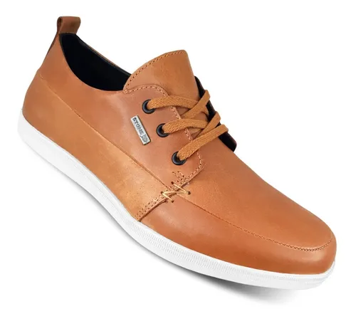 Zapatillas Hombre Stone Cuero Vacuno 1203 Zapato De Vestir