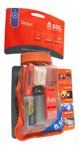 Kit De Emergencia Scout Sol Color: Negroformato: Unidad