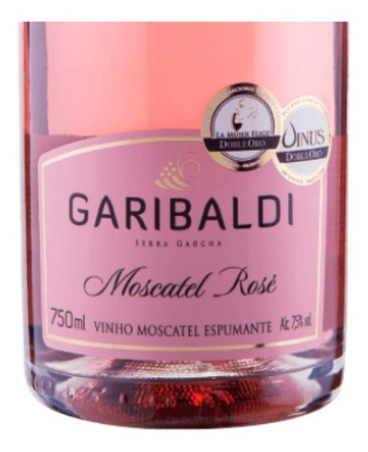 Imagem 4 de 6 de Espumante Rosé Moscatel Garibaldi 750 Ml