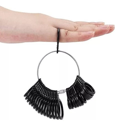 Medidor Número De Anillos + Probador De Dedos