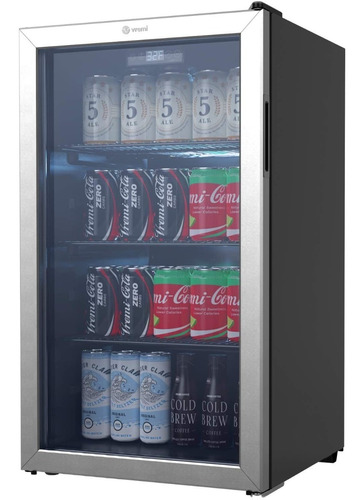  Mini Refrigerador Y Enfriador De Bebidas De 110 A 130 Latas