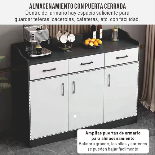 Aparador Moderno Organizadorbufetera Con 3 Puertas