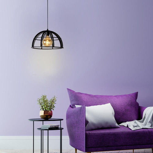 Lampara Colgante Dikra Negro 1xe27