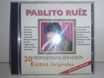 Comprar Pablito Ruiz Cd Personalidades 20 Éxitos Originales Excelent
