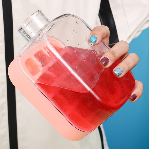 Molde Para Cubitos De Hielo De Silicona Con Bandeja Para Hie