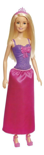 Boneca Barbie Fan Princesa Básica Loira - Dmm06 - Mattel