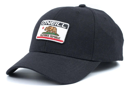 Gorra O'neill Negro Flag Parche Bordado Nueva Original 