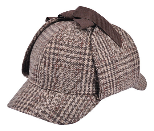 Sherlock Holmes Cosplay Boina Chapéu De Detetive