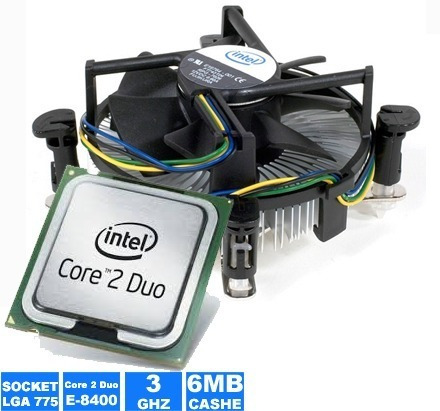 Imagem 1 de 1 de Processador Intel Core 2 Duo 3.0 Ghz E8400 Com Garantia