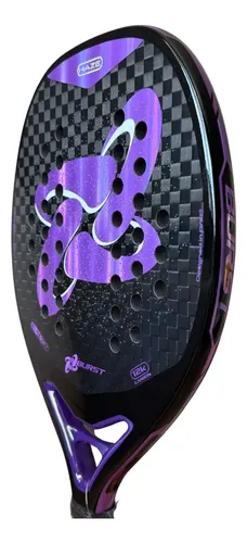 Raquete De Beach Tennis Burst Haze Roxa - Carbono 12k - 2026