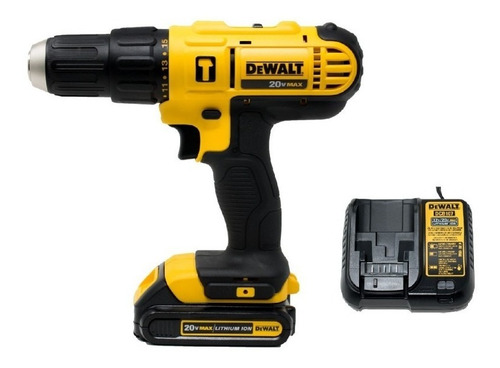 Taladro Percutor Inalámbrico Dewalt 1/2 20v Dcd776lc1-b3