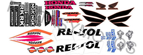 Calcomanias Honda Cbr 600-1000 Rr Repsol 2005 Replica Racing