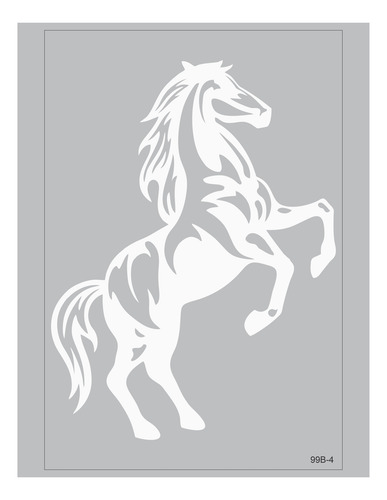 Calcos Con Relieve Para Autos, Lunetas Serie Caballos