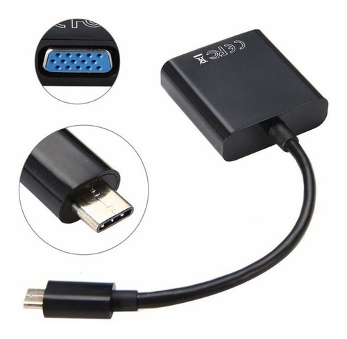 Convertidor Usb 3.1 Tipo C A Vga Adaptador Mac Video