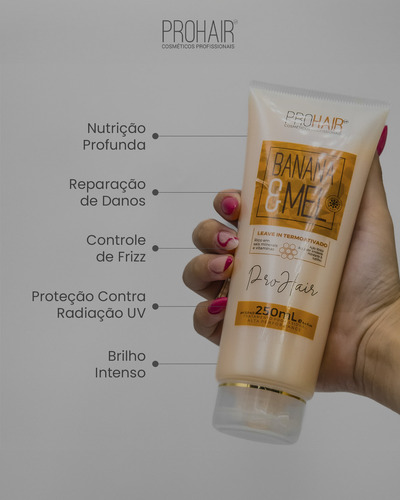 Kit Profissional Nutrição Intensa Banana E Mel Prohair