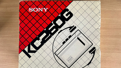 Pasa Casete Sony Kc260g Con Radio Am Y Fm (Usado)