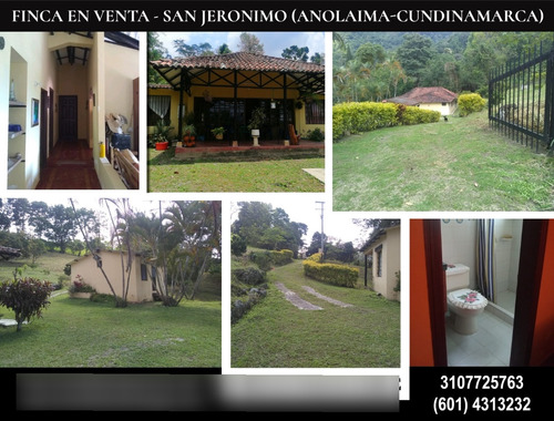 Finca En Venta Anolaima - Cundinamarca