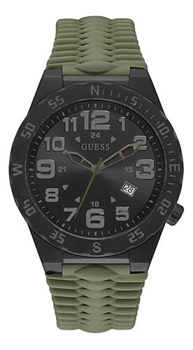 Guess 46mm Stainless Steel Watch With Date