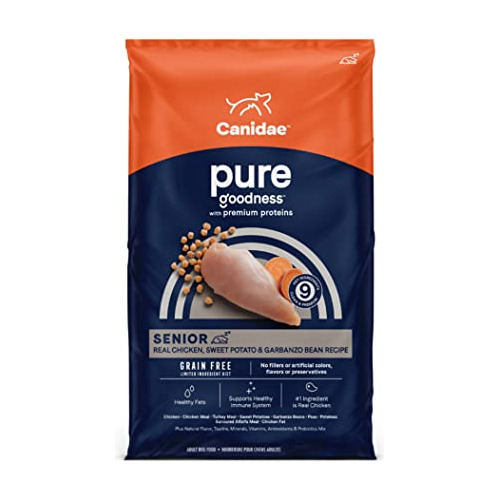 Comida Seca Canidae Pure Para Perros Mayores 12 Lbs. 