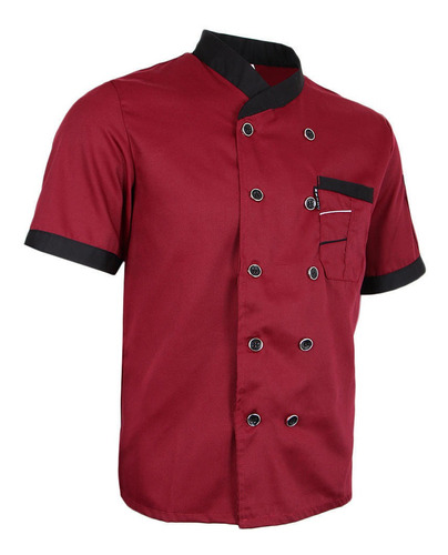 Imagen 2 de 12 de 2 Piezas De Uniforme De Chef De La Industria, Abrigo De