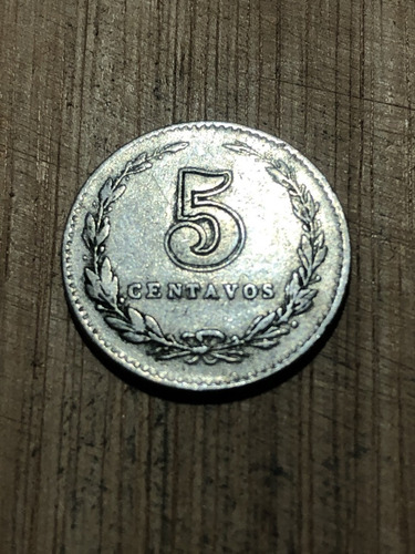 Moneda Argentina 5 Centavos 1928 Niquel (Usado)