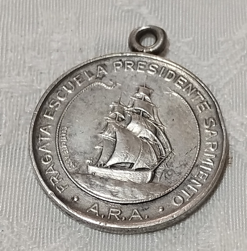 Medalla Fragata Sarmiento Viaje Escuela Año 1932