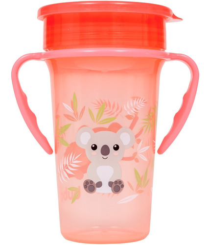 Copo 360 Graus De Treinamento Bebe Com Alça Infantil Buba