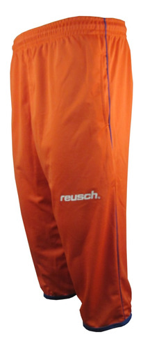 Calça Futebol Reusch Training Fit 3/4 (laranja)
